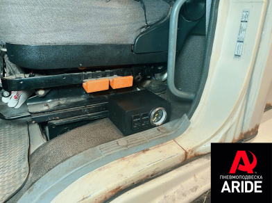 Рис. 8 Наши проекты: Установка пневмоподвески на Foton Auman