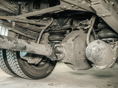 Рис. 2 Наши проекты: Пневмоподвеска на Foton Auman