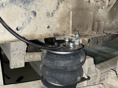 Рис. 5 Наши проекты: Пневмоподвеска Foton Aumark 1128