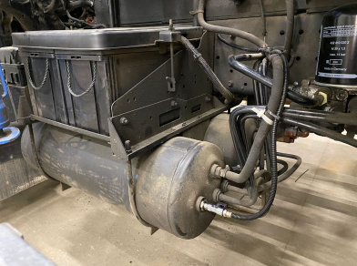 Рис. 4 Наши проекты: Пневмоподвеска Foton Aumark 1128