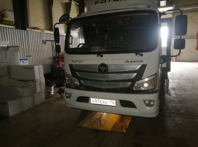 Рис. 1 Наши проекты: Установка пневмоподвески на Foton Aumark S120 (BJ 1128)