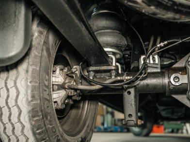 Рис. 2 Наши проекты: Пневмоподвеска на Foton Toano