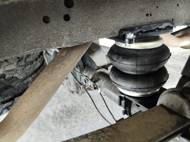 Рис. 8 Наши проекты: Пневмоподушки на Фотон Тоано