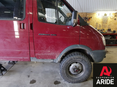Рис. 1 Наши проекты: Пневмоподвеска на ГАЗ (GAZ) Газель 4x4 для комфорта - Этапы установки