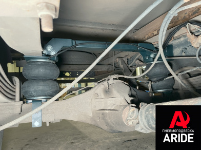 Рис. 9 Наши проекты: Установка пневмоподвески на Газель NEXT