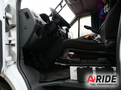 Рис. 6 Наши проекты: Установка двух комплектов вспомогательной пневмоподвески на Газель NEXT