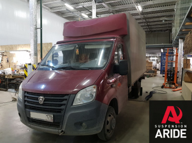 Рис. 1 Наши проекты: Пневмоподвеска на ГАЗ (GAZ) Газель NEXT для усиления - Этапы установки