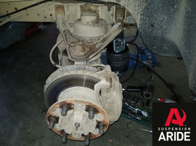 Рис. 4 Наши проекты: Пневмоподвеска на ГАЗ (GAZ) Газель NEXT для усиления - Этапы установки