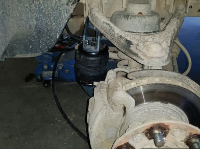 Рис. 2 Наши проекты: Пневмоподвеска на ГАЗ (GAZ) Газель NEXT для усиления - Этапы установки