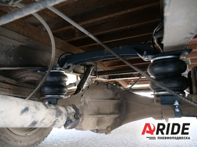 Рис. 3 Наши проекты: Пневмоподвеска на Газель NEXT Эвакуатор 