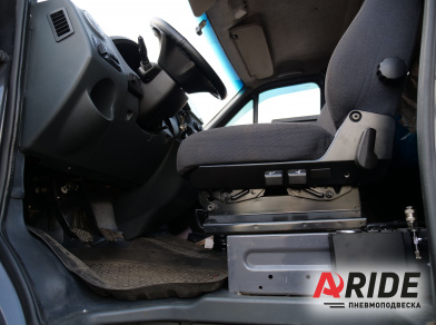 Рис. 6 Наши проекты: Пневмоподвеска на Газель NEXT Эвакуатор 