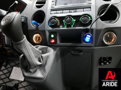 Рис. 7 Наши проекты: Установка полной пневмоподвески на цельнометаллическую Газель Next