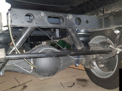 Рис. 13 Наши проекты: Пневмоподвеска на доработанную Газель Некст со спальником