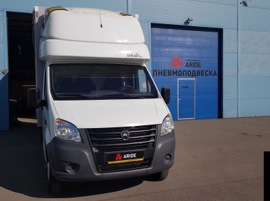 Рис. 2 Наши проекты: Пневмоподвеска на доработанную Газель Некст со спальником