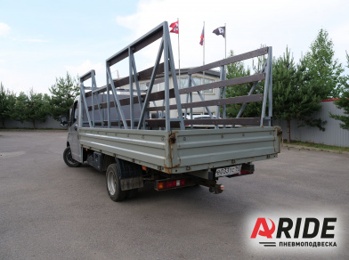 Рис. 2 Наши проекты: Установка пневмоподвески на переднюю и заднюю ось Газель NEXT