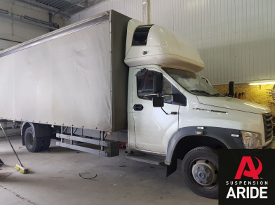 Рис. 1 Наши проекты: Пневмоподвеска на ГАЗ (GAZ) Газон NEXT от компании Арайд - Этапы установки