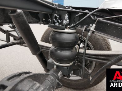 Рис. 3 Наши проекты: Установка задних пневмоподушек с двухконтурной системой на новенькую Gazelle NN