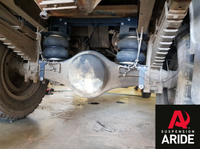 Рис. 6 Наши проекты: Установка пневмоподвески на заднюю ось Газон 3307 Самосвал