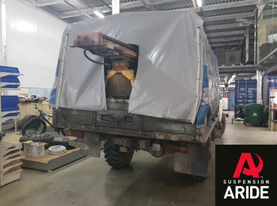 Рис. 2 Наши проекты: Установка пневмоподвески на заднюю ось Газон 3309 Егерь