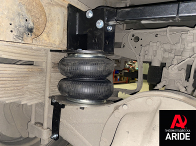 Рис. 5 Наши проекты: Вспомогательная пневмоподвеска на Газон NEXT 