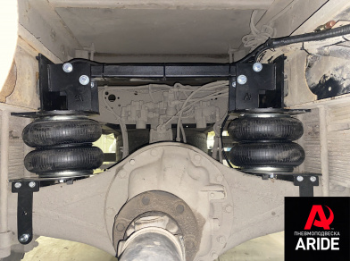 Рис. 4 Наши проекты: Вспомогательная пневмоподвеска на Газон NEXT 