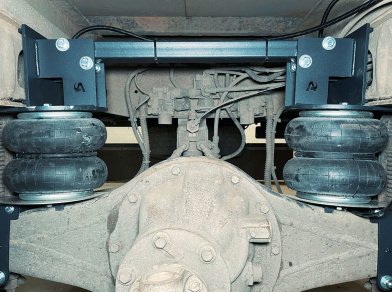 Рис. 2 Наши проекты: Вспомогательная пневмоподвеска на Газон NEXT