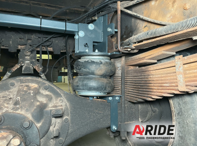 Рис. 6 Наши проекты: Установка комплекта вспомогательной пневмоподвески на Газон NEXT