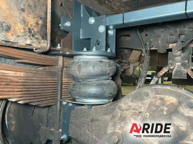 Рис. 5 Наши проекты: Установка комплекта вспомогательной пневмоподвески на Газон NEXT