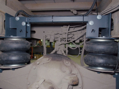 Рис. 4 Наши проекты: Вспомогательная пневмоподвеска ГАЗон NEXT