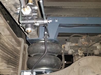 Рис. 4 Наши проекты: Пневмоподвеска на ГАЗ (GAZ) Газон NEXT для грузоподъемности - Этапы установки