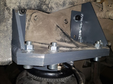 Рис. 5 Наши проекты: Пневмоподвеска на ГАЗ (GAZ) Газон NEXT 10.0 - Этапы установки