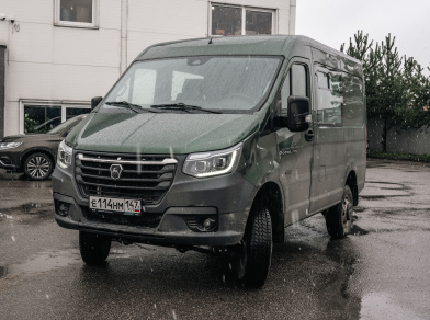 Рис. 1 Пневмоподвеска на Соболь NN 4x4