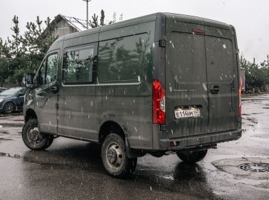 Рис. 2 Пневмоподвеска на Соболь NN 4x4