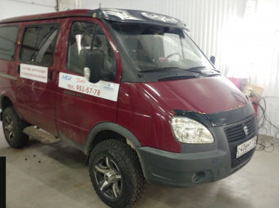 Рис. 15 Наши проекты: Пневмоподвеска на ГАЗ (GAZ) Соболь для грузоподъемности - Этапы установки