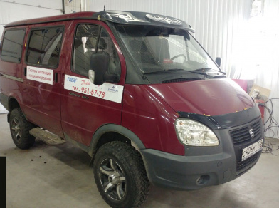 Рис. 1 Наши проекты: Пневмоподвеска на ГАЗ (GAZ) Соболь для грузоподъемности - Этапы установки