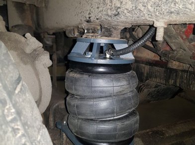Рис. 6 Наши проекты: Пневмоподвеска на ГАЗ (GAZ) Валдай с гарантией - Этапы установки