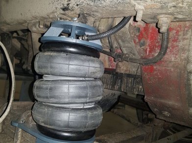 Рис. 4 Наши проекты: Пневмоподвеска на ГАЗ (GAZ) Валдай с гарантией - Этапы установки