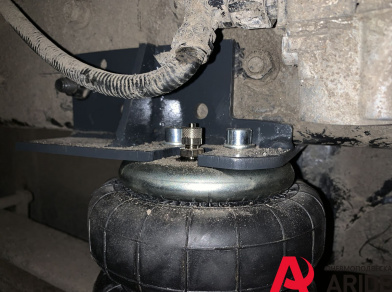 Рис. 13 Наши проекты: Пневмоподвеска на Hyundai HD 120 - Этапы установки