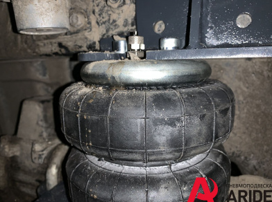 Рис. 8 Наши проекты: Пневмоподвеска на Hyundai HD 120 - Этапы установки