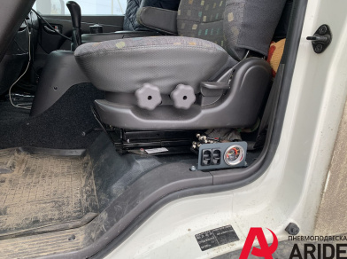 Рис. 18 Наши проекты: Пневмоподвеска на Hyundai HD 120 - Этапы установки