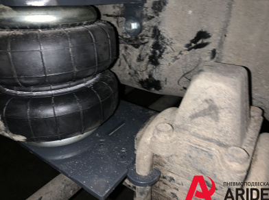 Рис. 16 Наши проекты: Пневмоподвеска на Hyundai HD 120 - Этапы установки