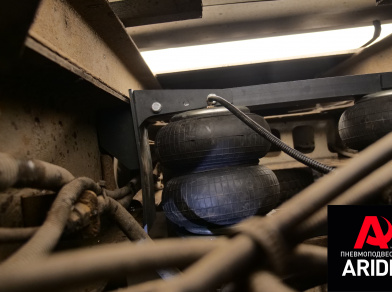 Рис. 4 Наши проекты: Установка пневмоподвески на Hyundai HD120