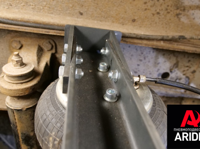 Рис. 15 Наши проекты: Установка пневмоподвески на Hyundai HD120