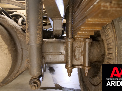 Рис. 8 Наши проекты: Установка пневмоподвески на Hyundai HD120