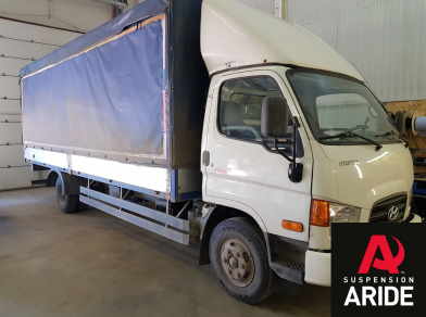 Рис. 1 Наши проекты: Пневмоподвеска на Hyundai HD 78 с гарантией - Этапы установки