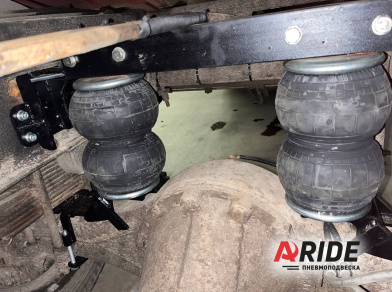 Рис. 3 Наши проекты: Проект установки пневмоподвески на Hyundai HD78