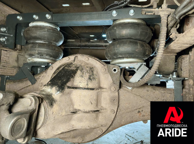 Рис. 2 Наши проекты: Установка пневмоподвески на Hyundai HD78