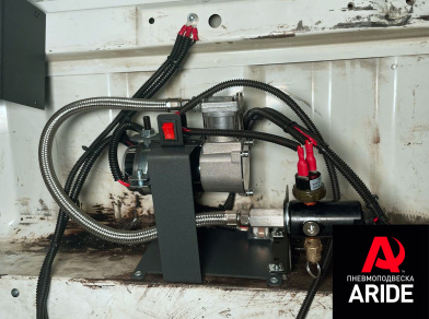 Рис. 6 Наши проекты: Установка пневмоподвески на Hyundai HD78