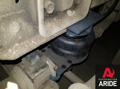 Рис. 9 Наши проекты: Пневмоподвеска на Hyundai HD 78 для грузоподъемности - Этапы установки