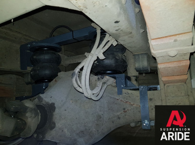 Рис. 10 Наши проекты: Пневмоподвеска на Hyundai HD 78 для усиления - Этапы установки